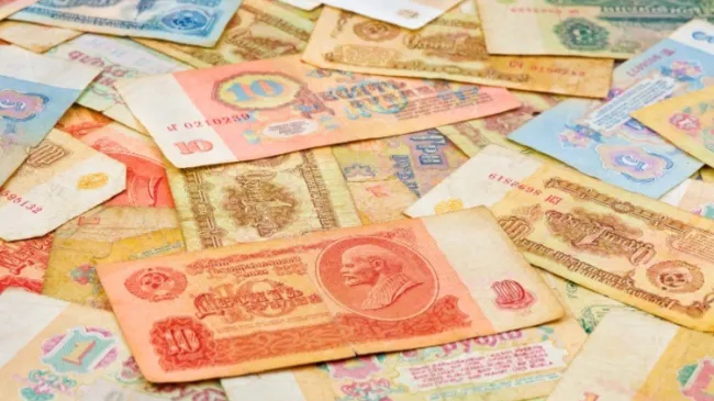 old soviet money